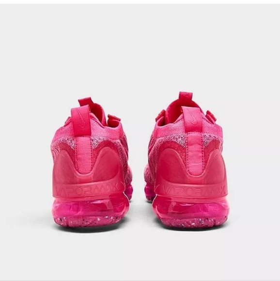 Womens Nike Air Vapormax 2021 Flyknit Neon Pink made with Crystals - Picture 3 of 5